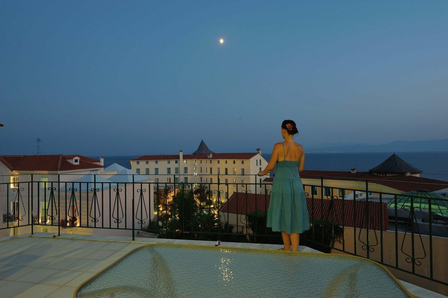 Kentrikon Hotel & Spa Lutrá Edipszú Kültér fotó